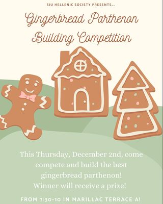 Gingerbread Parthenon Competition