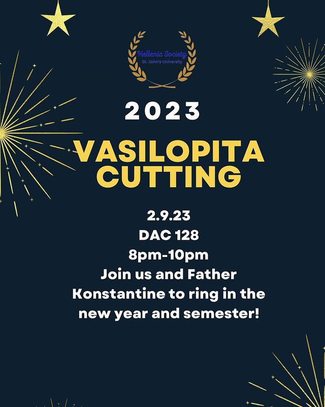 Vasilopita Cutting 2023